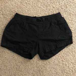 Old Navy black linen shorts